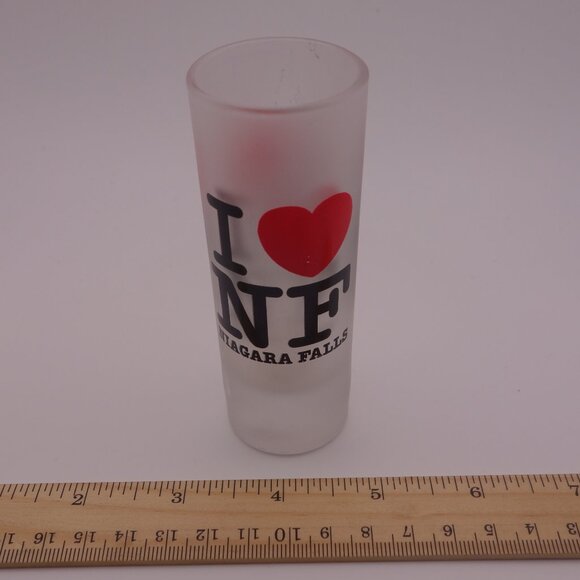 I Love Niagara Falls Smoked Shot Glass - Picture 9 of 12